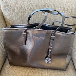 Michael Kors leather tote bag